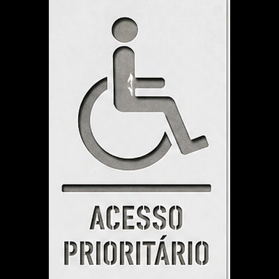 Stencil Sinalização Industrial
