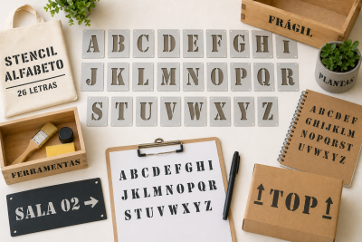 Conjunto Alfabeto - 26 letras