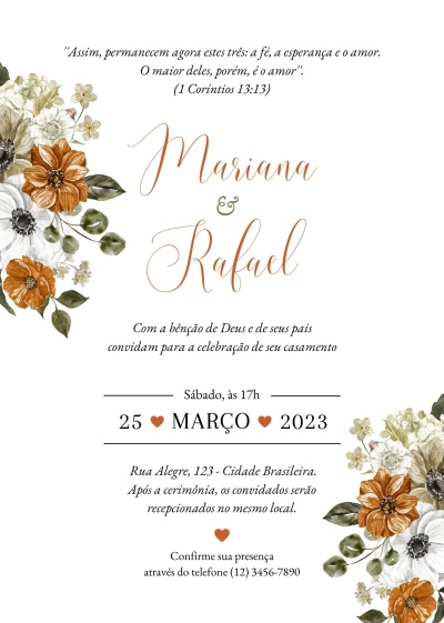 Convite Casamento Mod.5