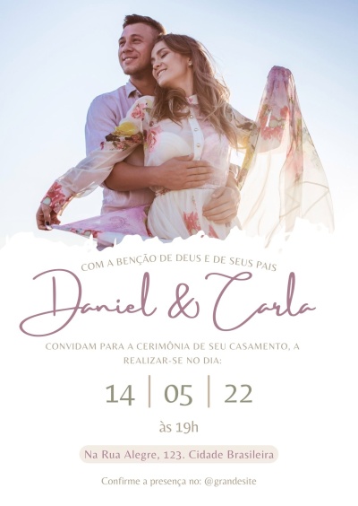 Convite Casamento Mod.2