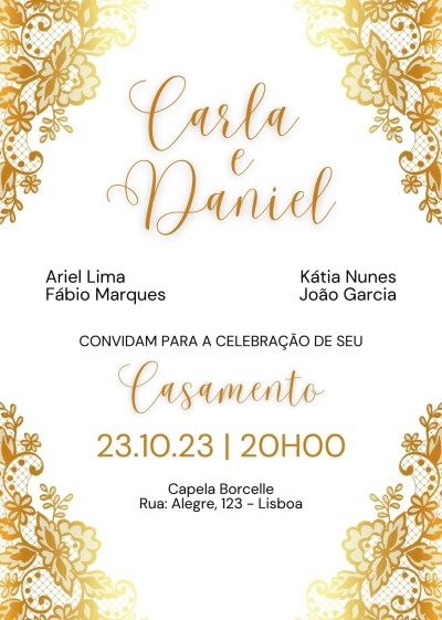 Convite Casamento Mod.8