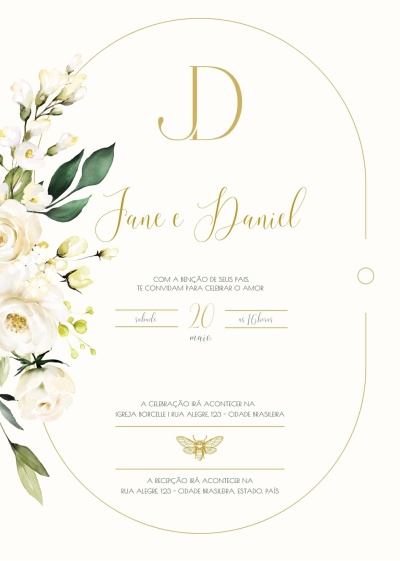 Convite Casamento Mod.4
