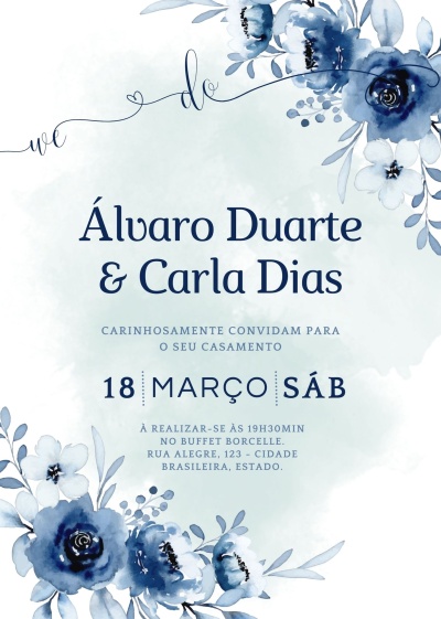 Convite Casamento Mod.7