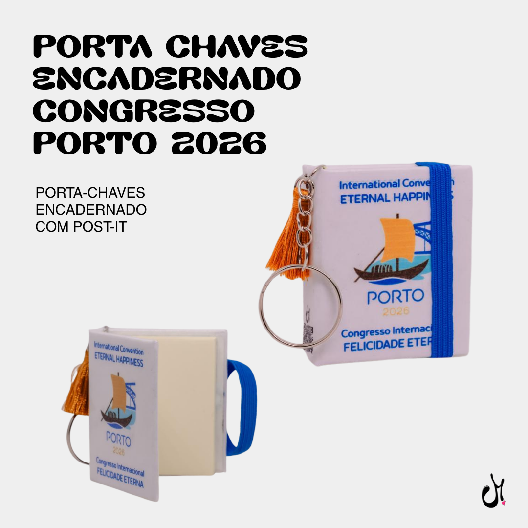 Porta-Chaves&#x20;Encadernado&#x20;Congresso&#x20;Internacional&#x20;PORTO