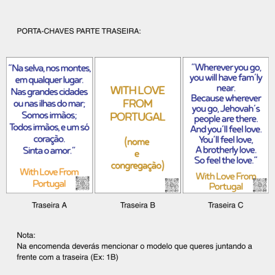 Porta-Chaves&#x20;em&#x20;Acr&#x00ED;lico&#x20;Congresso&#x20;Internacional&#x20;PORTO