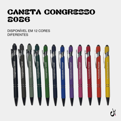Canetas Congresso 2026