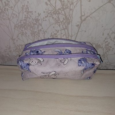 Estojo box duplo fecho