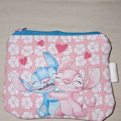 Porta moedas duplo fecho Disney