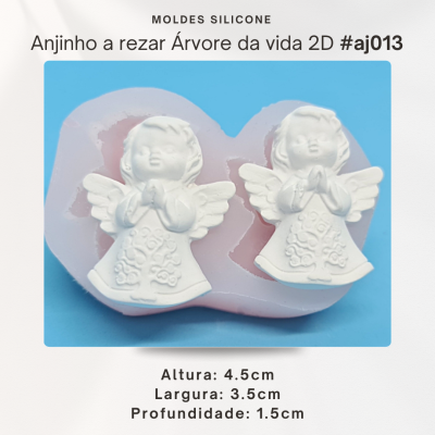 Anjinho a rezar árvore da vida 2D
