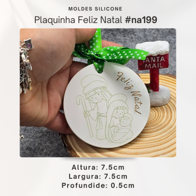 Plaquinha Feliz Natal