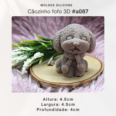 Cãozinho fofo 3D
