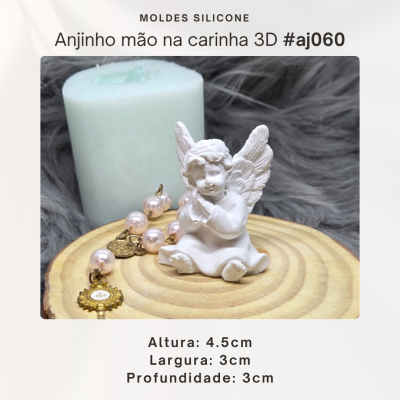 Anjinho mão na carinha 3D