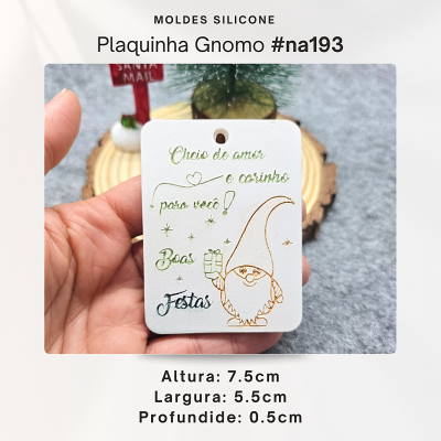 Plaquinha Gnomo