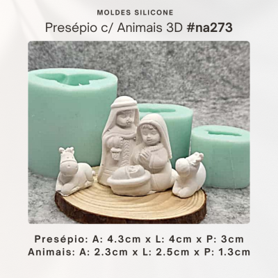 Presépio c/ Animais 3D