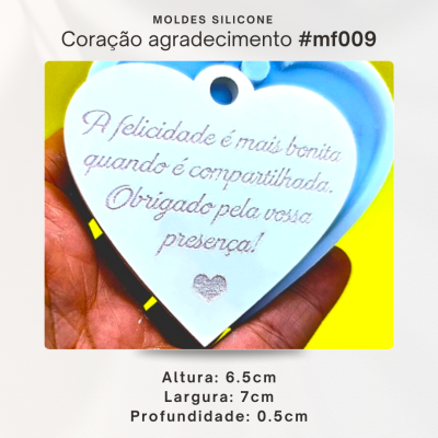 Coração agradecimento presença