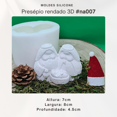 Presépio rendado 3D