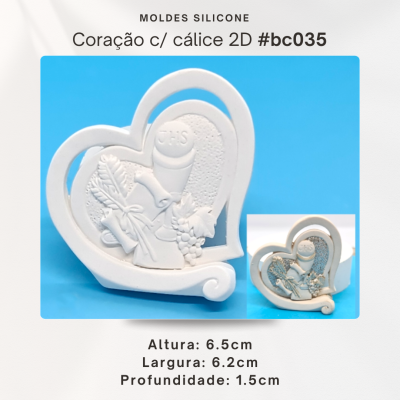 Coração cálice 2D