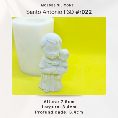 Santo António estilo Infantil 3D