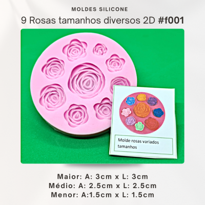 Rosas tamanhos diversos