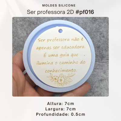 Plaquinha - Ser professora... 2D
