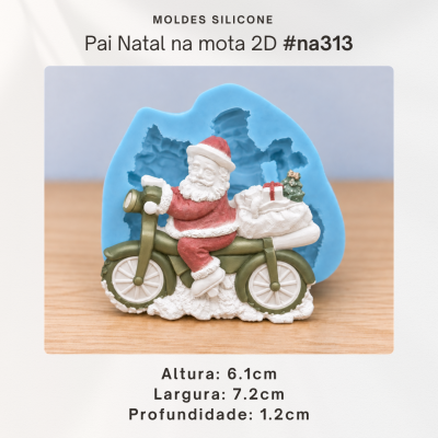 Pai Natal na Mota 2D