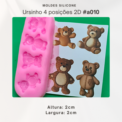 Ursinho 4 posições 2D