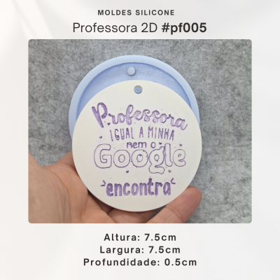 Plaquinha - Professora igual à minha nem o Google encontra 2D