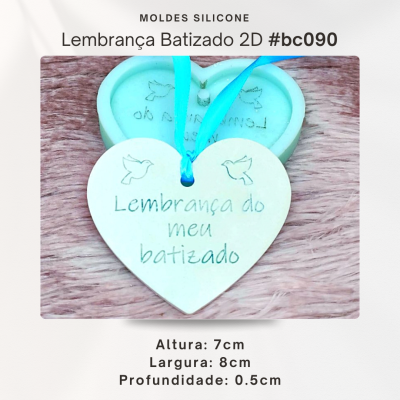 Lembrança do meu batizado coração