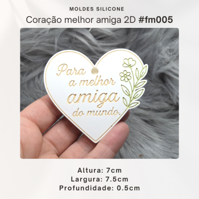 Coração - Para a melhor amiga do mundo