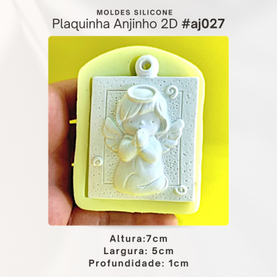 Plaquinha anjinho 2D