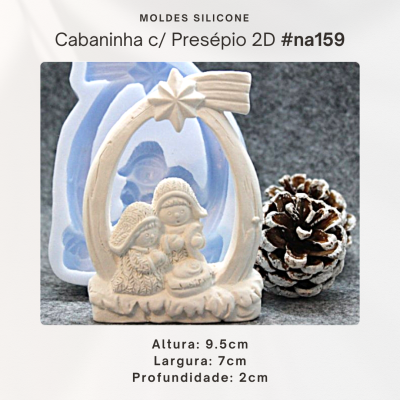 Cabaninha c/ Presépio 2D
