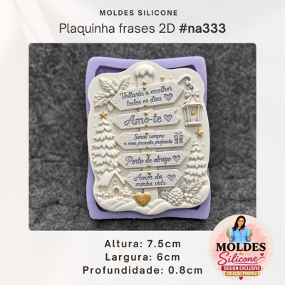 Plaquinha frases 2D