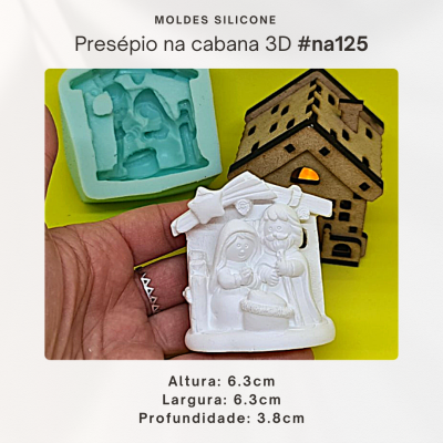 Presépio na Cabana 3D