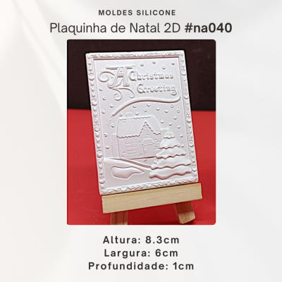 Plaquinha de Natal 2D