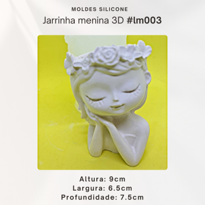 Jarra menina 3D