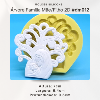 Árvore da família, mãe com filho 2D