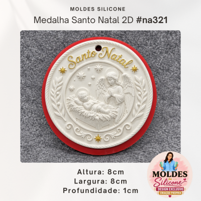 Medalha Santo Natal 2D