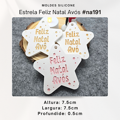 Estrela Feliz Natal Avós