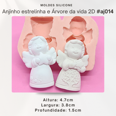 Anjinho estrelinha e árvore da vida 2D