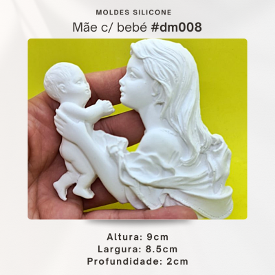 Mãe com bebê 2D