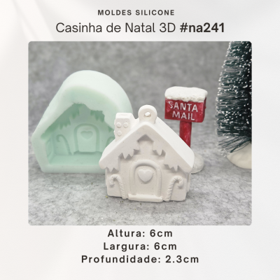 Casinha de Natal 3D