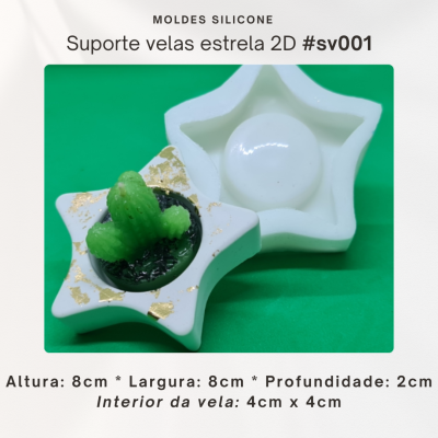 Suporte vela estrela