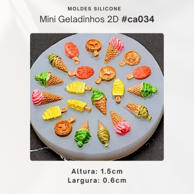 Mini geladinhos 2D