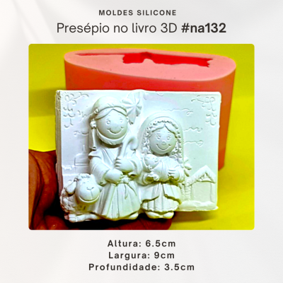 Presépio no Livro 3D