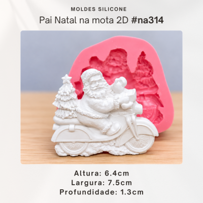 Pai Natal na Mota 2D