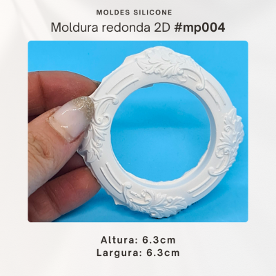 Moldura redonda 2D