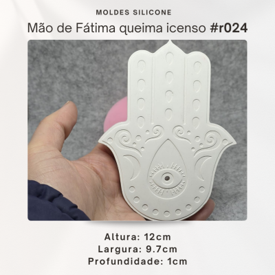 Mão de Fátima queima icenso 2D