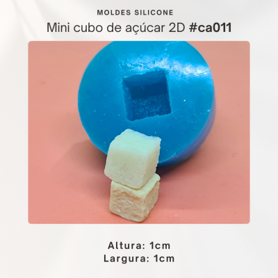 Mini cubo de açúcar 2D