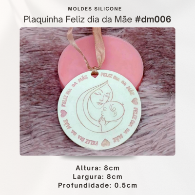 Plaquinha - Feliz dia da mãe