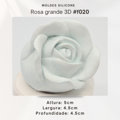Rosa grande 3D